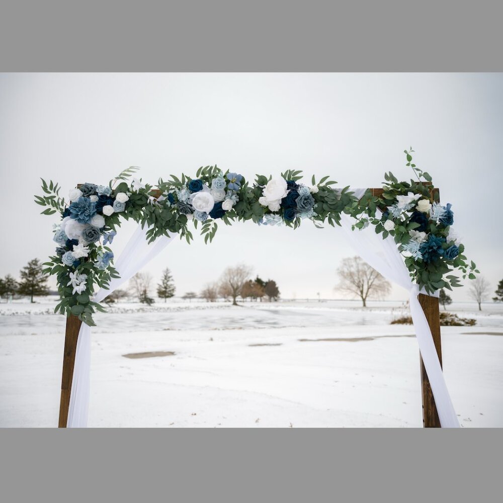 Ling's Moments Wedding Arch Fake Flowers